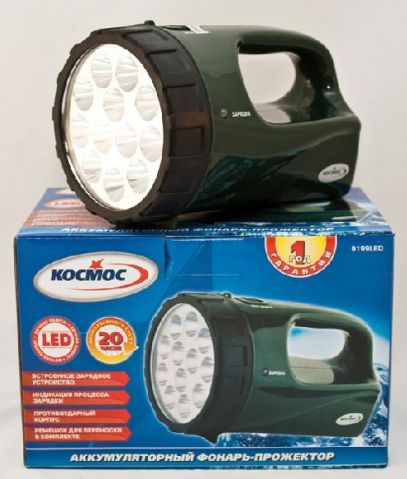 Фонарь Космос Accu9199LED аккумуляторный