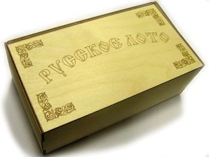 Русское лото из дерева