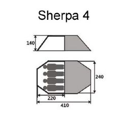Campus Sherpa 4 палатка