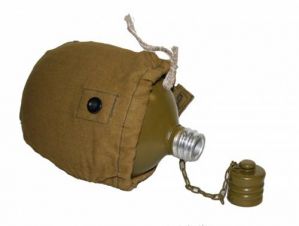 Фляжка армейская с чехлом