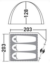 Greenell Эльф 3 v.2 палатка