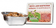Ольха щепа для копчения в контейнере