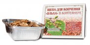 Ольха щепа для копчения в контейнере
